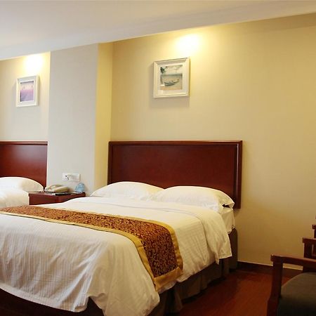Greentree Inn Jiangsu Suzhou Kunshan High Speed Rail Station Hengshan Road Express Hotel Eksteriør billede