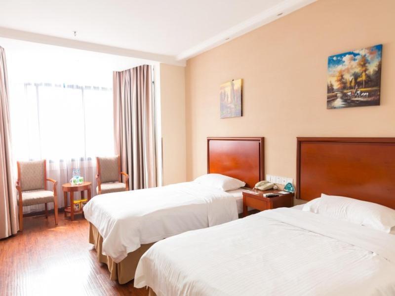 Greentree Inn Jiangsu Suzhou Kunshan High Speed Rail Station Hengshan Road Express Hotel Eksteriør billede