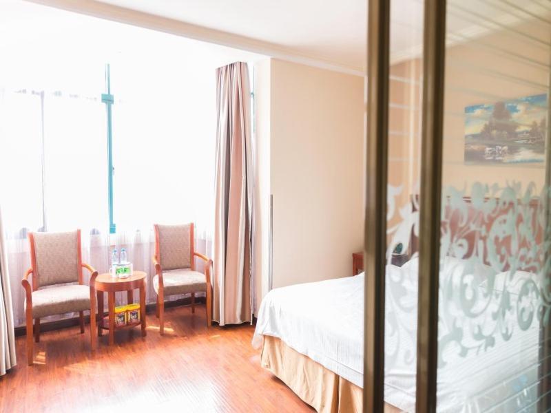 Greentree Inn Jiangsu Suzhou Kunshan High Speed Rail Station Hengshan Road Express Hotel Eksteriør billede