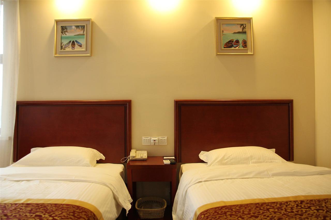 Greentree Inn Jiangsu Suzhou Kunshan High Speed Rail Station Hengshan Road Express Hotel Eksteriør billede