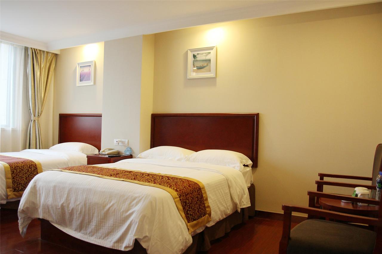 Greentree Inn Jiangsu Suzhou Kunshan High Speed Rail Station Hengshan Road Express Hotel Eksteriør billede
