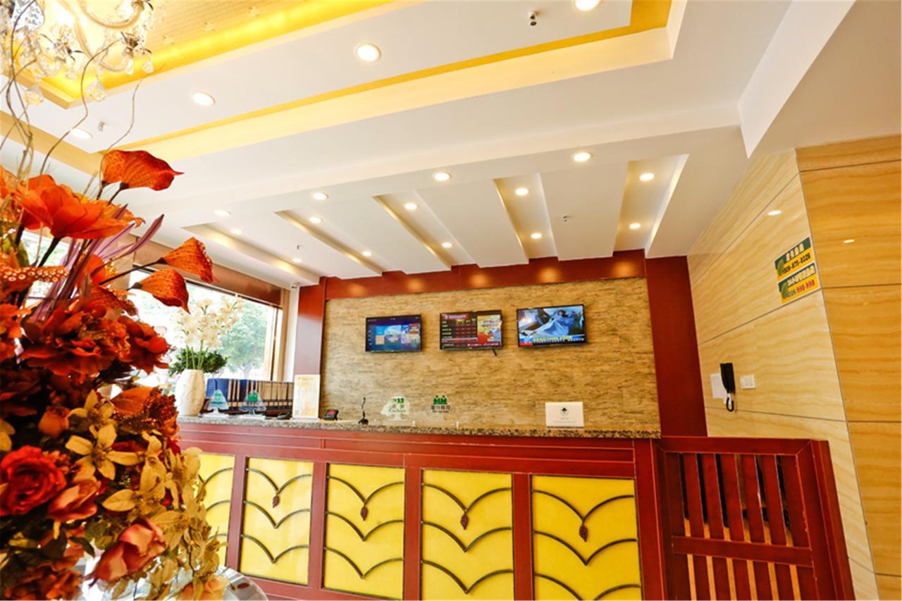 Greentree Inn Jiangsu Suzhou Kunshan High Speed Rail Station Hengshan Road Express Hotel Eksteriør billede