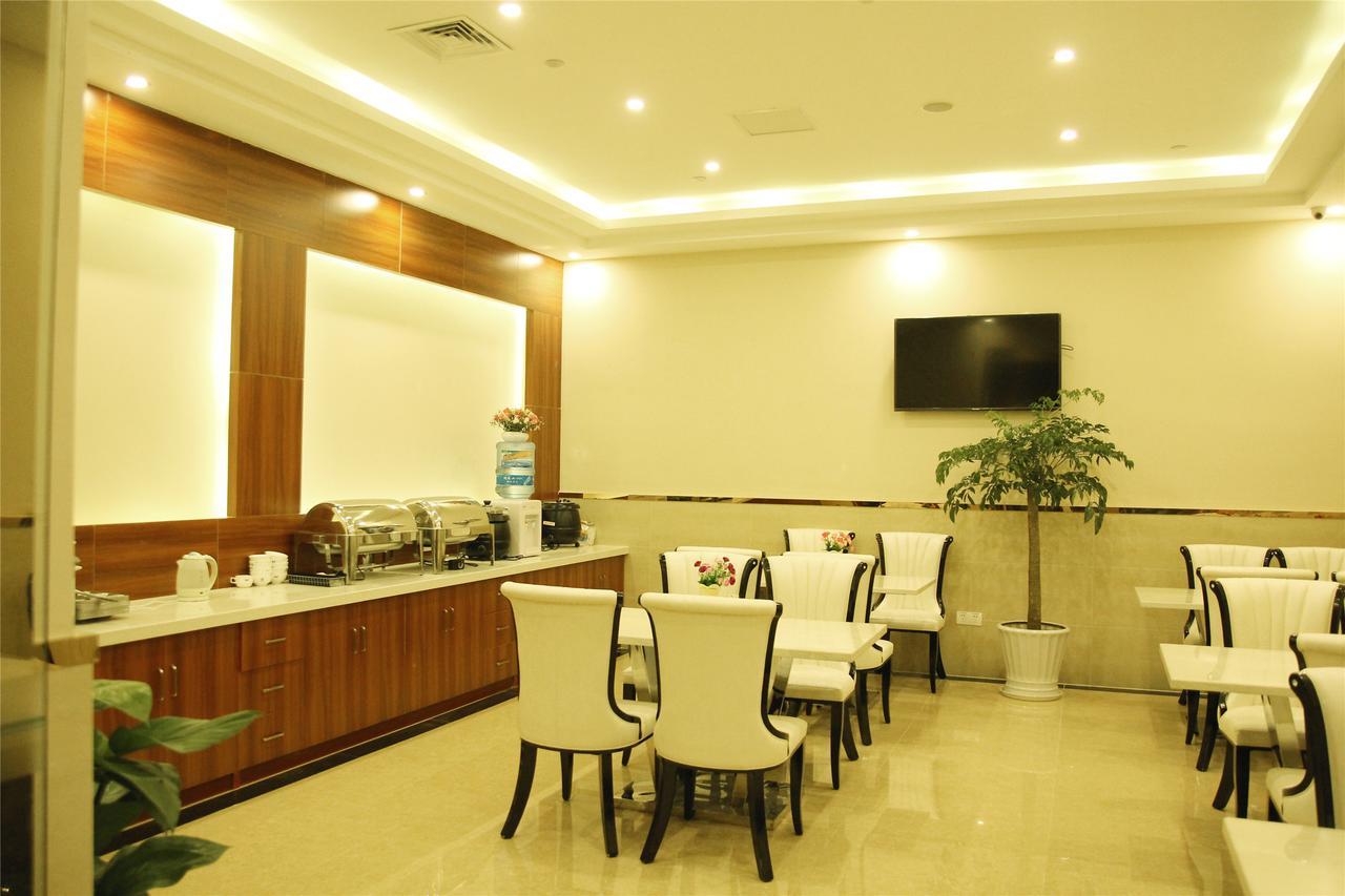 Greentree Inn Jiangsu Suzhou Kunshan High Speed Rail Station Hengshan Road Express Hotel Eksteriør billede